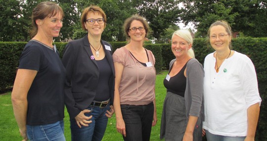 Der neue Vorstand des Landesverbandes der Hebammen NRW im September 2015